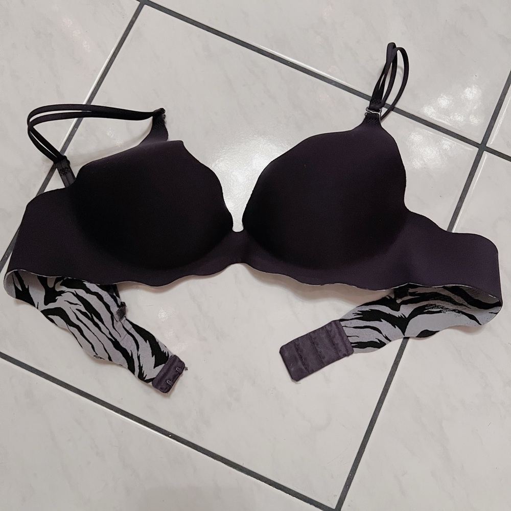 Victoria’s Secret Women’s Very Sexy Blue Zebra Bra